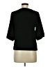 Dylan 100% Polyester Black 3/4 Sleeve Top Size S - photo 2