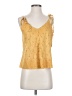 Easel Yellow Sleeveless Blouse Size S - photo 1