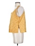 Easel Yellow Sleeveless Blouse Size S - photo 5