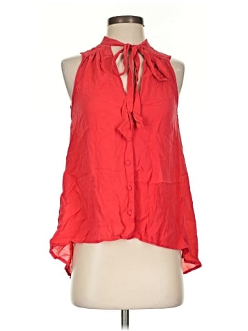 Elizabeth and James Sleeveless Silk Top (view 1)