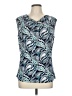 Jennie & Marlis Blue Sleeveless Blouse Size M - photo 1