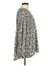 Skye's The Limit Animal Print Silver Long Sleeve Blouse Size M - photo 4