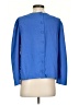 Ann Taylor 100% Polyester Blue Long Sleeve Blouse Size S - photo 2