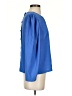 Ann Taylor 100% Polyester Blue Long Sleeve Blouse Size S - photo 4