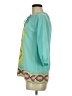 Britt Ryan 100% Silk Teal 3/4 Sleeve Silk Top Size XS - photo 5