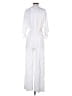 Assorted Brands 100% Satin Solid White Jumpsuit Size S - photo 2