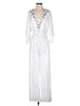 Assorted Brands 100% Satin Solid White Jumpsuit Size S - photo 1
