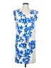Jessica Simpson 100% Polyester Graphic Blue Casual Dress Size S - photo 1