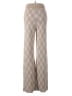 Saylor Argyle Tan Casual Pants Size M - photo 2