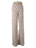 Saylor Argyle Tan Casual Pants Size M - photo 1