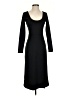 Leith Solid Black Casual Dress Size S - photo 1