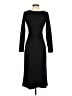 Leith Solid Black Casual Dress Size S - photo 2