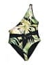 Baiia Tropical Black One Piece Swimsuit Size 22 - photo 1