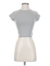 Zara Gray Short Sleeve Top Size S - photo 1
