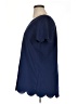 Amaryllis 100% Polyester Blue Short Sleeve Top Size 1X - photo 5
