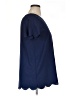 Amaryllis 100% Polyester Blue Short Sleeve Top Size 1X - photo 4