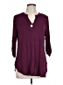 Assorted Brands Burgundy 3/4 Sleeve Blouse Size L - photo 1