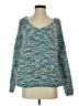 On The Road... Tweed Teal Pullover Sweater Size Sm - Med - photo 1