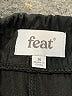 feat Solid Black Track Pants Size S - photo 7