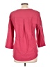 Unbranded 100% Polyester Pink 3/4 Sleeve Blouse Size L - photo 2