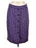 J.Crew Plaid Purple Formal Skirt Size 10 - photo 1