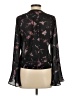 Parker 100% Polyester Black Long Sleeve Blouse Size XS - photo 2