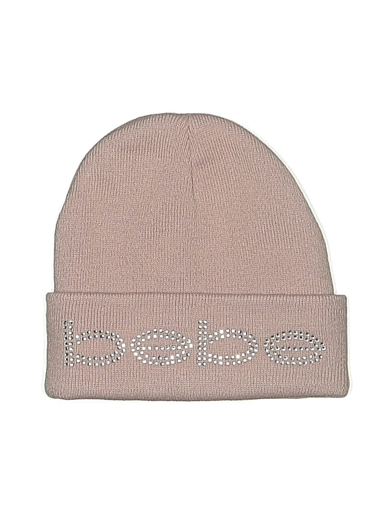 Pre-owned Bebe Beanie Hat In Pink