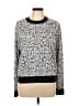Firth Animal Print Silver Gray Pullover Sweater Size L - photo 1