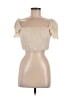 Zara Ivory Short Sleeve Top Size M - photo 1