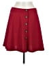 Shein Solid Red Casual Skirt Size M - photo 1