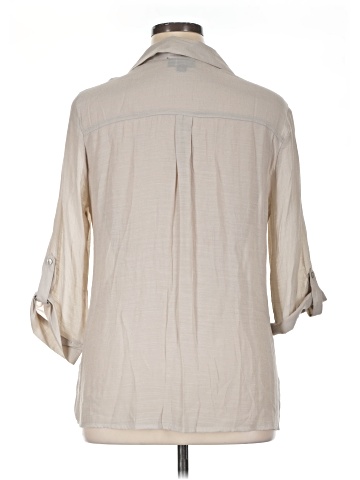 B.wear 3/4 Sleeve Button-Down Shirt (view 2)