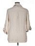 B.wear Tan 3/4 Sleeve Button-Down Shirt Size XL - photo 2