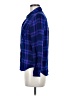 Rails 100% Rayon Plaid Blue Long Sleeve Button-Down Shirt Size M - photo 5