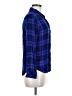 Rails 100% Rayon Plaid Blue Long Sleeve Button-Down Shirt Size M - photo 4