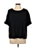 Shein Black Short Sleeve Top Size 12 - photo 1