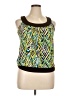 B.wear Green Sleeveless Blouse Size XL - photo 1