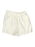 Unbranded 100% Polyester Solid Ivory Athletic Shorts Size XL - photo 1