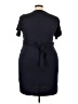 Chaps Solid Black Casual Dress Size XXL - photo 2