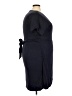 Chaps Solid Black Casual Dress Size XXL - photo 4