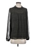 Ann Taylor LOFT 100% Polyester Gray Long Sleeve Blouse Size S - photo 1