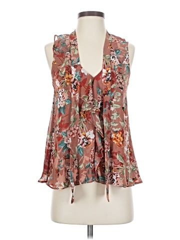 Sun & Shadow Sleeveless Blouse (view 1)