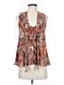 Sun & Shadow Brown Sleeveless Blouse Size XXS - photo 1