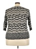Lane Bryant 100% Rayon Chevron-herringbone Silver Pullover Sweater Size 18 - 20 Plus - photo 2