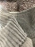 Unbranded 100% Polyester Solid Gray Long Sleeve Button-Down Shirt Size 10 - 11 - photo 3