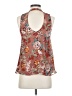 Sun & Shadow Brown Sleeveless Blouse Size XXS - photo 2
