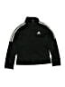 Adidas 100% Polyester Black Zip Up Hoodie Size 8 - photo 1