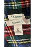 L.L.Bean 100% Cotton Plaid Black Long Sleeve Button-Down Shirt Size XS - photo 7