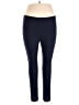 Rosio Solid Blue Active Pants Size 1X - photo 1