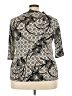 Venezia Black 3/4 Sleeve Blouse Size 18 - 20 Plus - photo 2