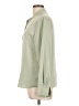 DAZY 100% Polyester Solid Green Long Sleeve Blouse Size L - photo 5